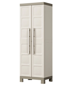 ARMADIO KETER "EXCELLENCE" 2 ANTE IN RESINA BEIGE, 65X45X182 CM
